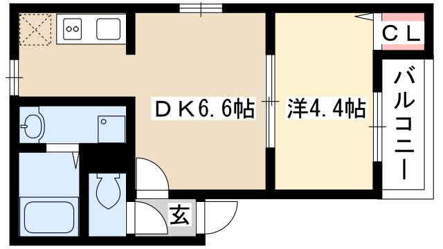 グランコンフォール米野IIIの間取り