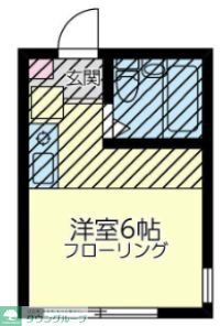 川崎市幸区小向仲野町のアパートの間取り