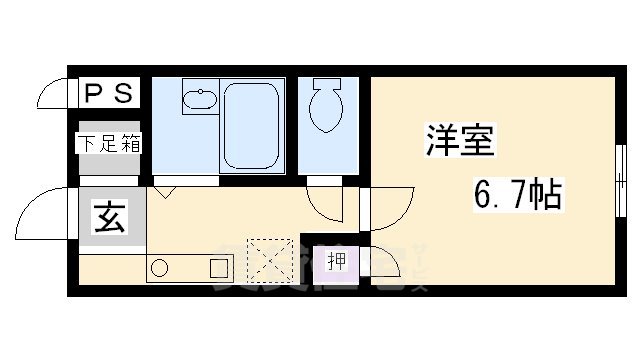 グランタック河原町五条の間取り