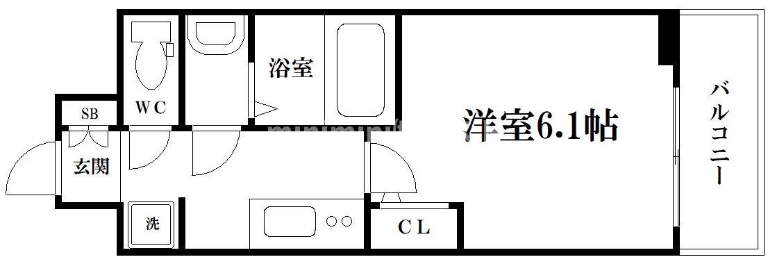 LUMINOUS放出（セレニテ放出リアン）の間取り