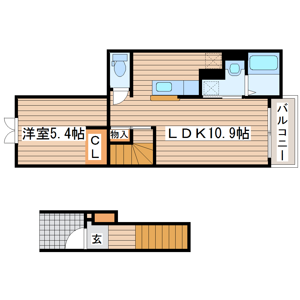 アヴニールIの間取り