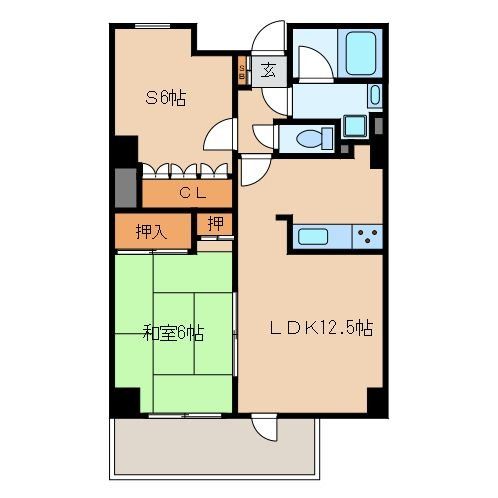 文京区大塚のマンションの間取り