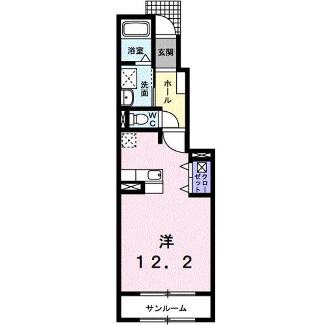 コンドミニアム　さくら　Ｂの間取り