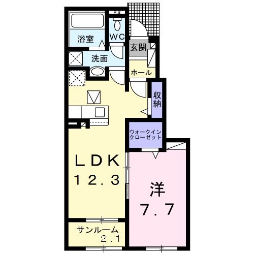 アルメリアの間取り
