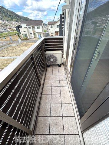 バルコニー　南西向き