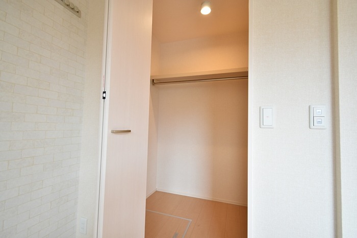 収納　ウォークインクローゼットです。