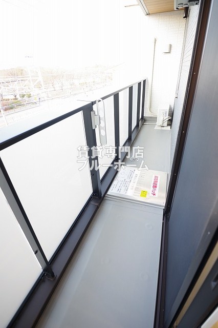 バルコニー　風通しの良いバルコニー！