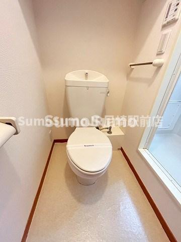 トイレ　ゆったりとした空間のトイレです