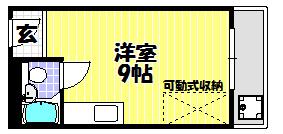 ハイムニシキの間取り写真