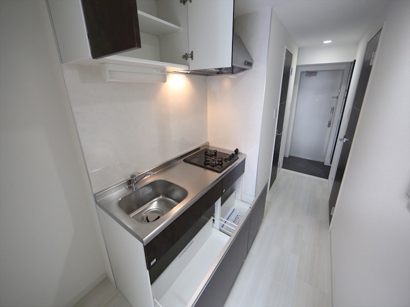 キッチン　システムキッチン（ガス2口コンロ付）