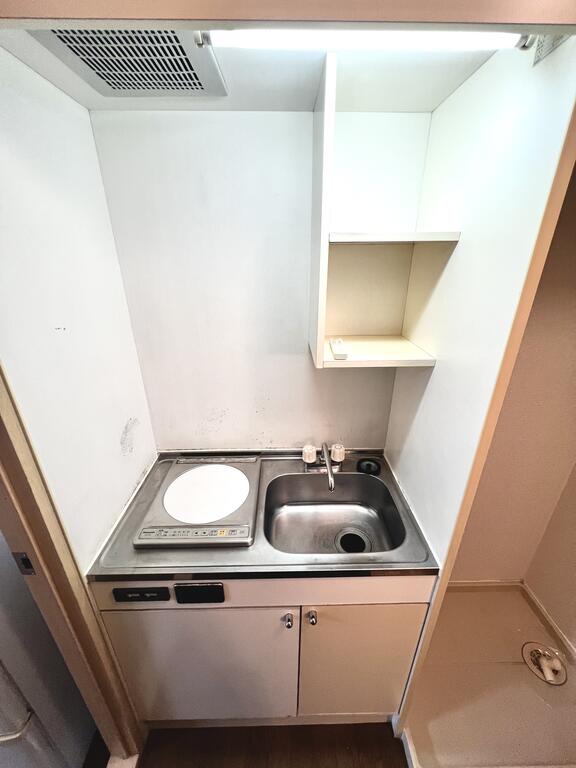 キッチン　1口コンロ付キッチン