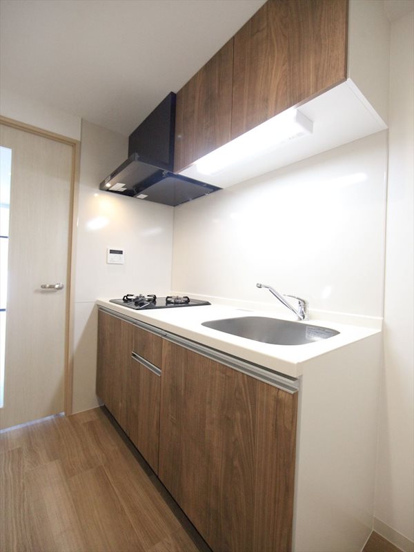 キッチン　システムキッチン（ガス2口コンロ付）