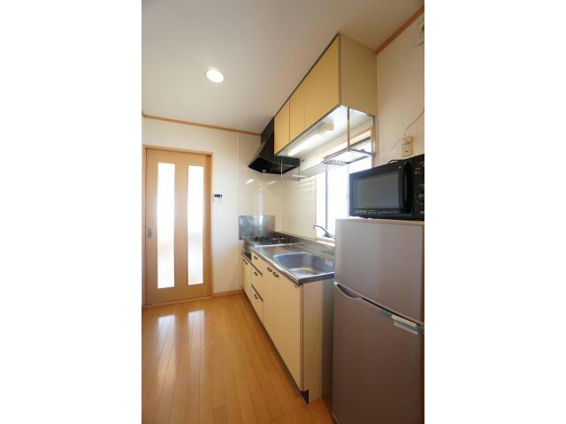 キッチン　2口ガスコンロ付き