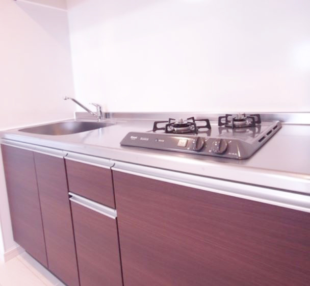 キッチン　★使いやすい二口コンロ、システムキッチン★