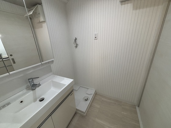 洗面設備　※別号室の写真です。