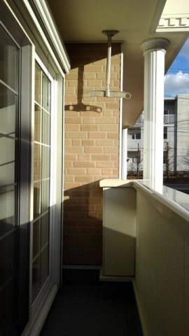 バルコニー　広々としたバルコニーです