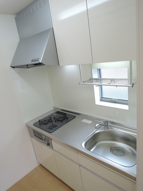 キッチン　★グリル付きガス２口システムキッチン★
