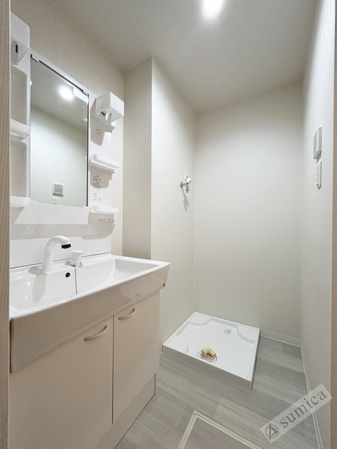 洗面設備　洗面脱衣所付き！独立洗面台が便利です♪♪