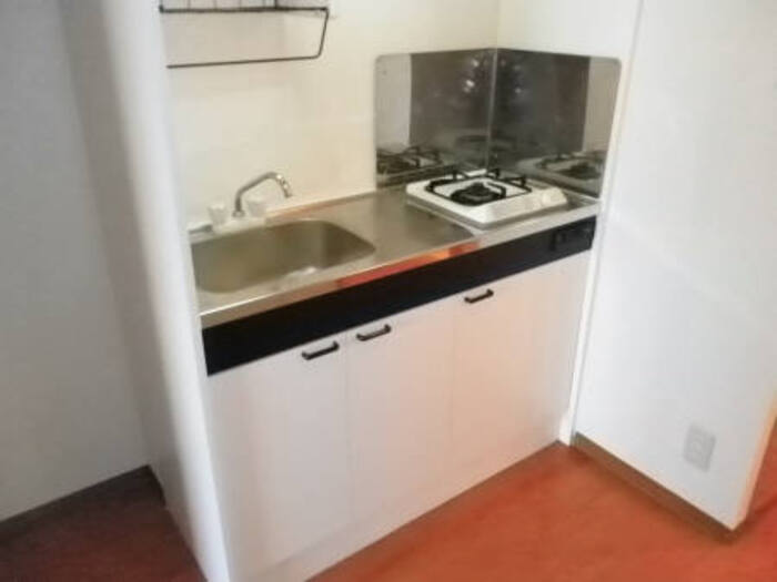 キッチン　1口ガスコンロついてます♪