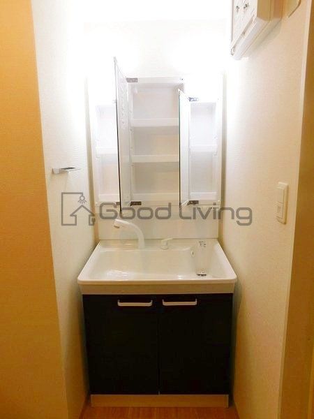 洗面設備　身だしなみもバッチリ