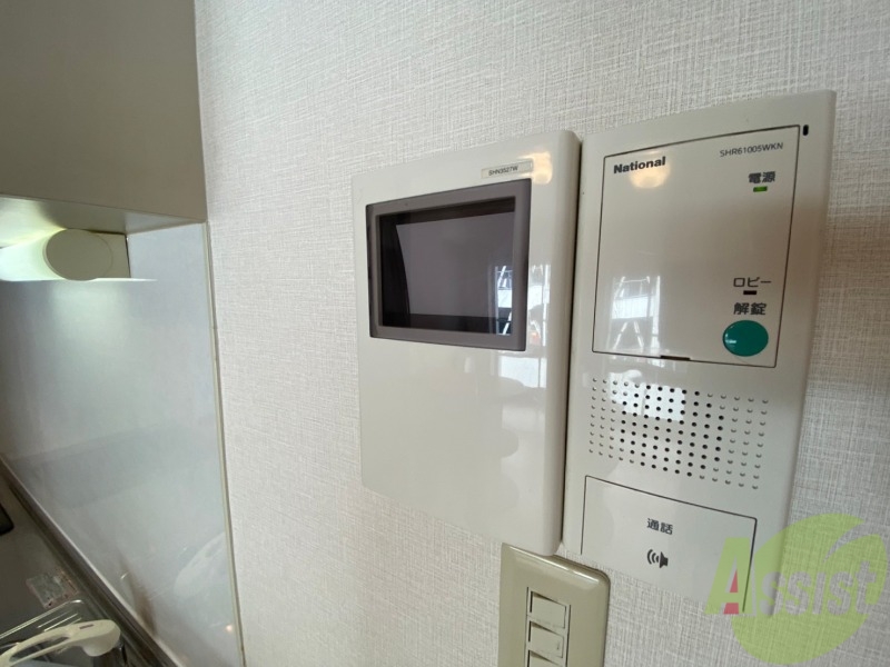 セキュリティ　モニター付きインターホンでセキュリティも安心です！