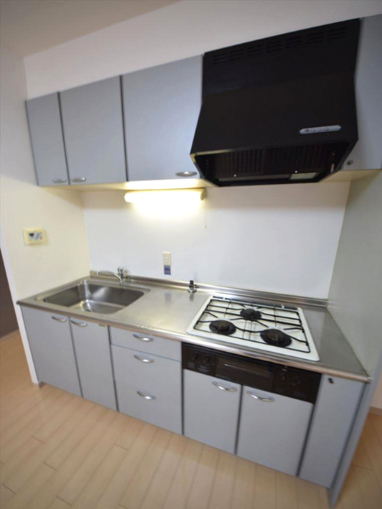 キッチン　アプリコ　3口ガスシステムキッチン