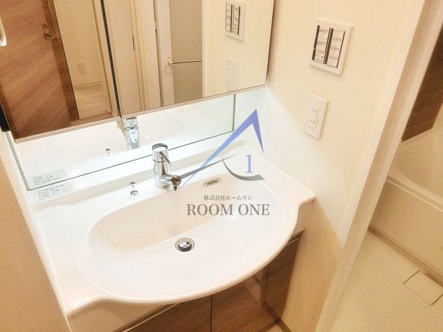 洗面設備　洗面台です。