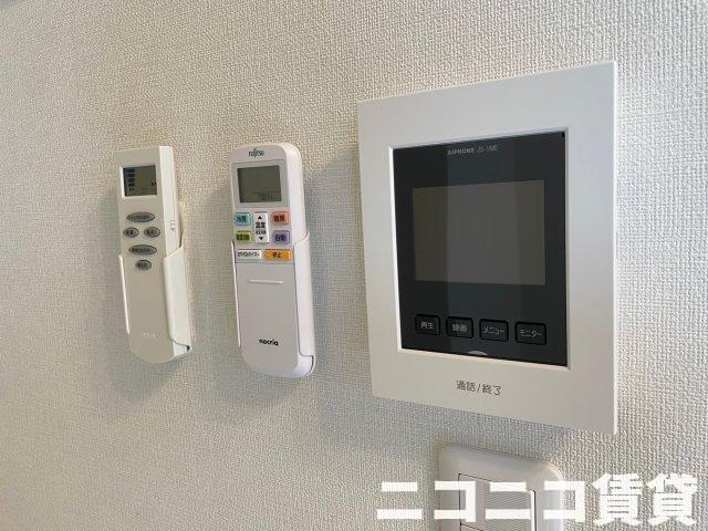 セキュリティ　録画機能付きモニターホン　※モデルルーム