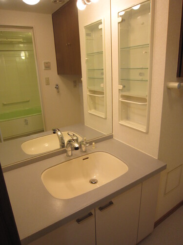 洗面設備　独立洗面所（前回内装時2017年11月撮影）