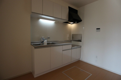 キッチン　床下収納付きキッチンです。