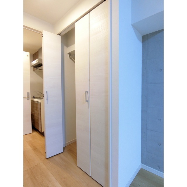 収納　クリーニング前の写真です。