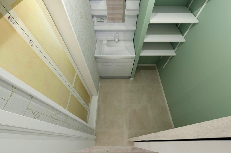 洗面設備　洗面・脱衣