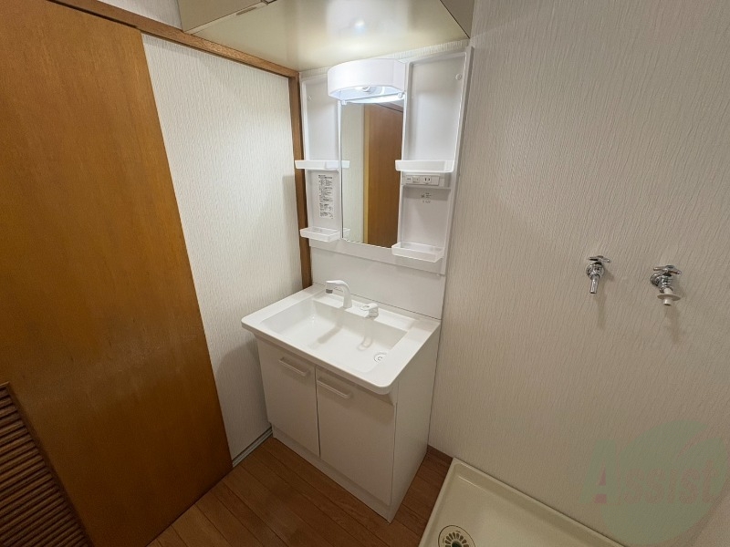 洗面設備　シャンプードレッサーで身支度もラクラクです！