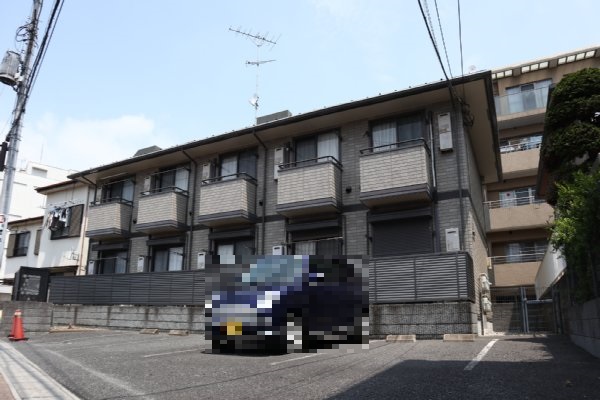 建物外観　タイル調の外観です