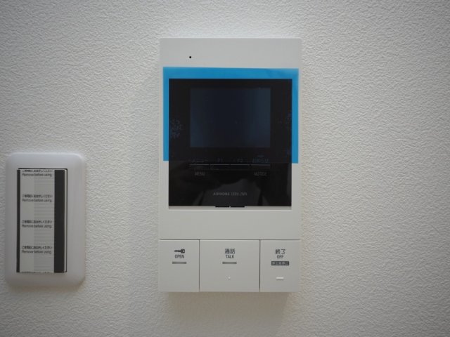 セキュリティ　モニター付きインターホンです