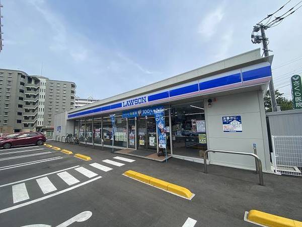 コンビニ　ローソン宗像赤間駅前店（コンビニ）まで317m