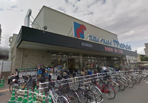 スーパー　万代 桃谷駅前店（スーパー）まで458m
