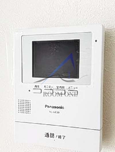 セキュリティ　モニター付きインターホンです。