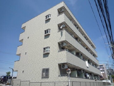 建物外観　「外壁タイル貼のマンションです」