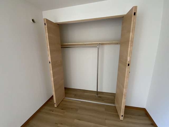 収納　衣類もしっかり収納できるクローゼットです