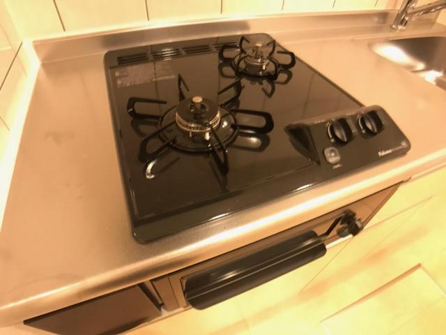 キッチン　２口ガスコンロ
