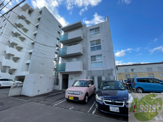 建物外観　札幌市中央区南１５条西「カサヴェルデ幌平橋」