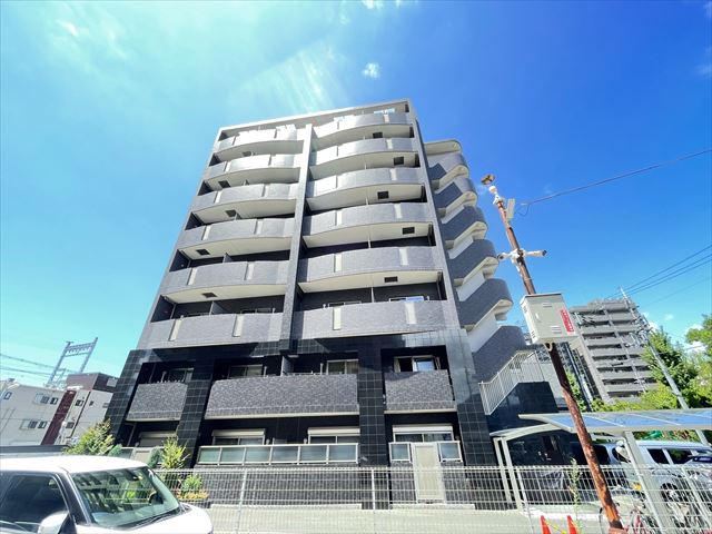 建物外観　安心の■セキュリティで、あなたの理想を実現する駅近賃貸