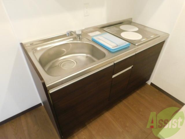 キッチン　ＩＨコンロ収納もバッチリでお料理ラクラクです