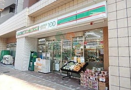 コンビニ　ローソンストア100 江東大島六丁目団地店（コンビニ）まで375m