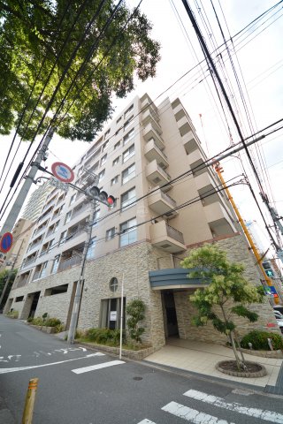 建物外観　アリス・マナーガーデン谷町　角地にそびえ建つ外観