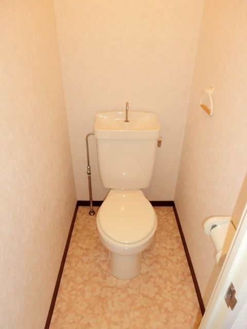 トイレ　トイレはシンプルですね