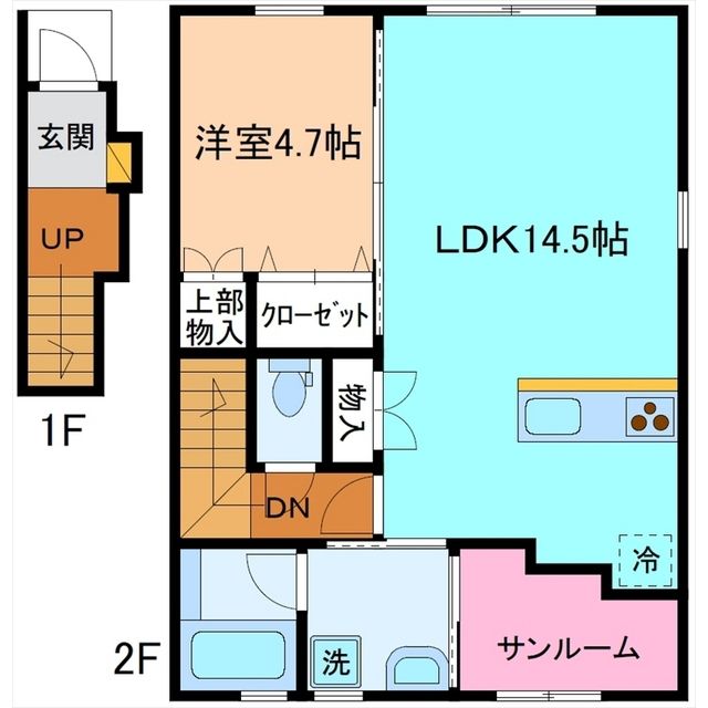 Lin A棟の間取り写真