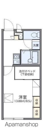 レオパレスみらいの間取り写真