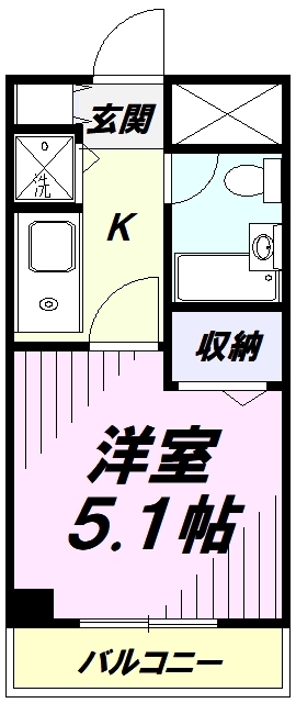 ジョイフル日野の間取り写真